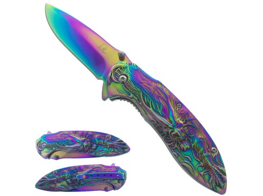 Falcon 6.75" Spring Assisted Pocket Knife KS3764RB